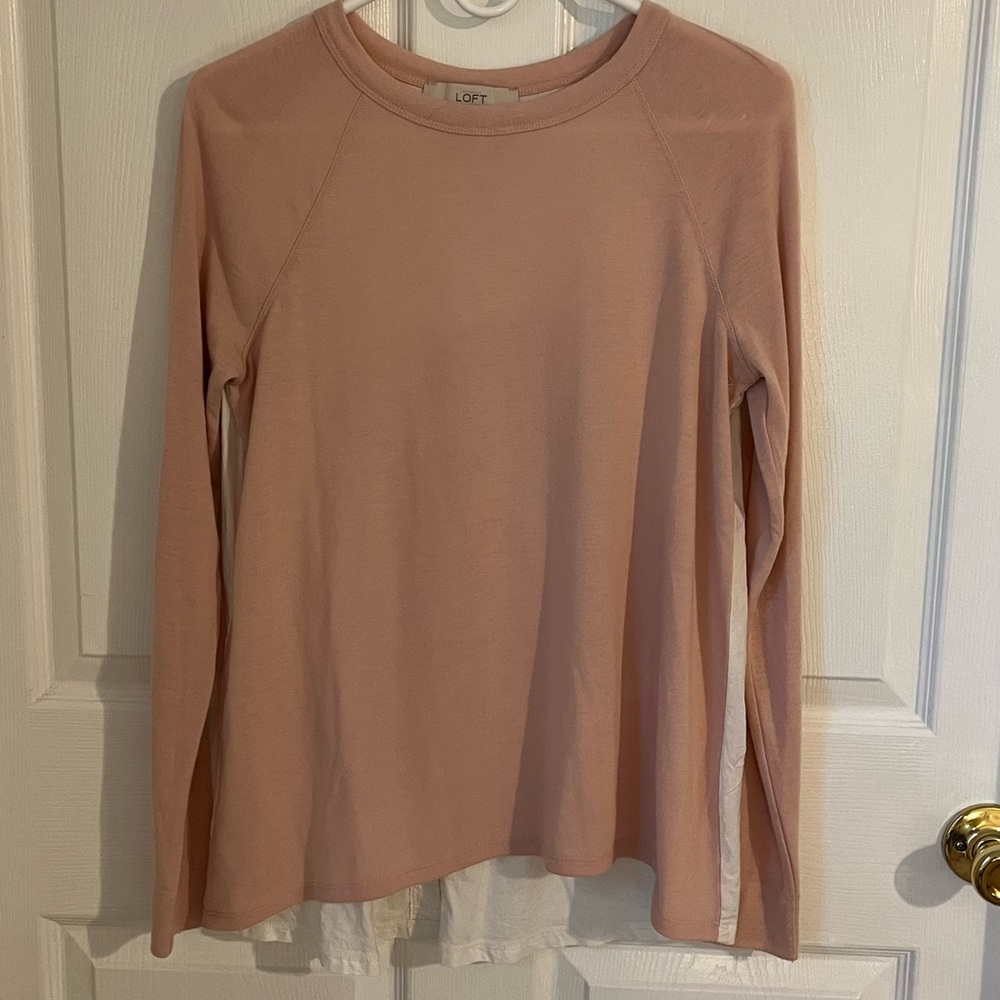 Blush pink loft top